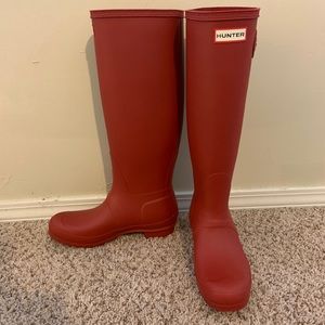Hunter Boots Military Red (Tall)